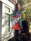 Westie Christmas Santa's Westies Flag Canvas House Size PPP3229CHF