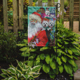 Westie Christmas Santa's Westies Flag Garden Size PPP3229GF