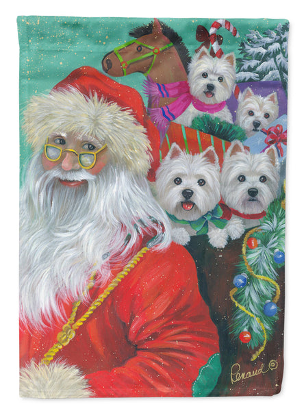 Buy this Westie Christmas Santa's Westies Flag Garden Size PPP3229GF
