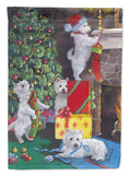 Buy this Westie Christmas Decorating Flag Canvas House Size PPP3233CHF