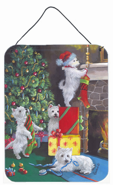 Buy this Westie Christmas Decorating Wall or Door Hanging Prints PPP3233DS1216