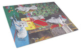 Buy this Westie Christmas Decorating Glass Cutting Board Large PPP3233LCB