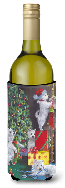 Buy this Westie Christmas Decorating Wine Bottle Hugger PPP3233LITERK