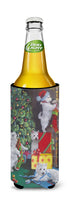 Westie Christmas Decorating Ultra Hugger for slim cans PPP3233MUK