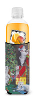 Westie Christmas Decorating Ultra Hugger for slim cans PPP3233MUK