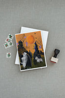 Westie Wicked Witch Greeting Cards and Envelopes Pack of 8