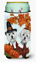 Buy this Westie Thanksgiving Pilgrims Tall Boy Hugger PPP3235TBC
