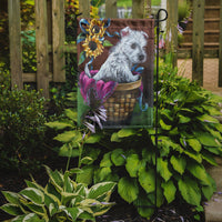 Westie Zoe and Sunflowers Flag Garden Size PPP3236GF