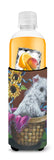 Westie Zoe and Sunflowers Ultra Hugger for slim cans PPP3236MUK