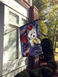 Westie Zoe's Christmas List Flag Canvas House Size PPP3237CHF