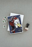 Westie Zoe's Christmas List Greeting Cards and Envelopes Pack of 8