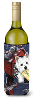 Buy this Westie Zoe's Christmas List Wine Bottle Hugger PPP3237LITERK