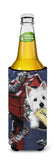 Westie Zoe's Christmas List Ultra Hugger for slim cans PPP3237MUK