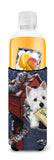 Westie Zoe's Christmas List Ultra Hugger for slim cans PPP3237MUK