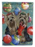 Buy this Yorkie Christmas All that Glitters Flag Canvas House Size PPP3239CHF