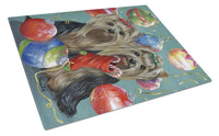 Buy this Yorkie Christmas All that Glitters Glass Cutting Board Large PPP3239LCB