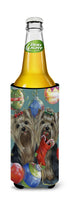 Yorkie Christmas All that Glitters Ultra Hugger for slim cans PPP3239MUK