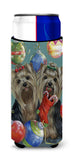 Buy this Yorkie Christmas All that Glitters Ultra Hugger for slim cans PPP3239MUK