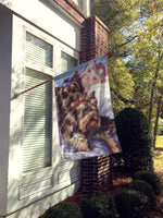 Yorkie Bed Bugs Flag Canvas House Size PPP3240CHF