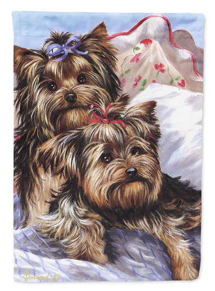Buy this Yorkie Bed Bugs Flag Canvas House Size PPP3240CHF
