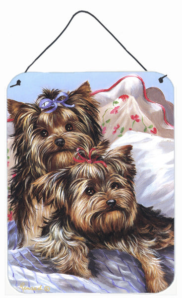 Buy this Yorkie Bed Bugs Wall or Door Hanging Prints PPP3240DS1216