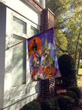 Yorkie Halloween Haunted House Flag Canvas House Size PPP3241CHF