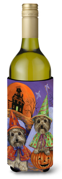 Buy this Yorkie Halloween Haunted House Wine Bottle Hugger PPP3241LITERK