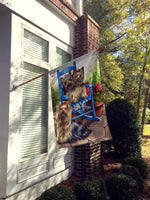 Yorkie Patio Sweethearts Flag Canvas House Size PPP3242CHF