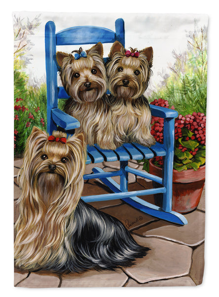 Buy this Yorkie Patio Sweethearts Flag Canvas House Size PPP3242CHF