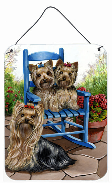 Buy this Yorkie Patio Sweethearts Wall or Door Hanging Prints PPP3242DS1216