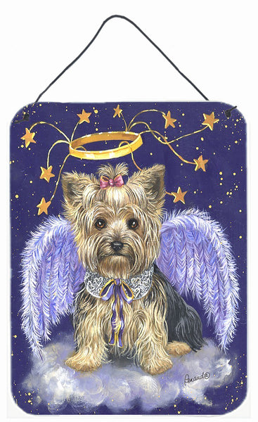 Buy this Yorkie Christmas Angel Wall or Door Hanging Prints PPP3243DS1216