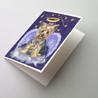 Buy this Yorkie Christmas Angel Greeting Cards and Envelopes Pack of 8