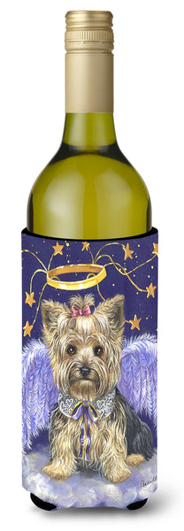 Buy this Yorkie Christmas Angel Wine Bottle Hugger PPP3243LITERK