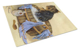 Buy this Yorkie Bath Time Glass Cutting Board Large PPP3244LCB