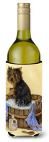 Buy this Yorkie Bath Time Wine Bottle Hugger PPP3244LITERK