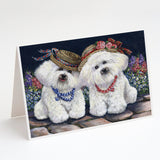 Buy this Bichon Frise Sisters Greeting Cards and Envelopes Pack of 8