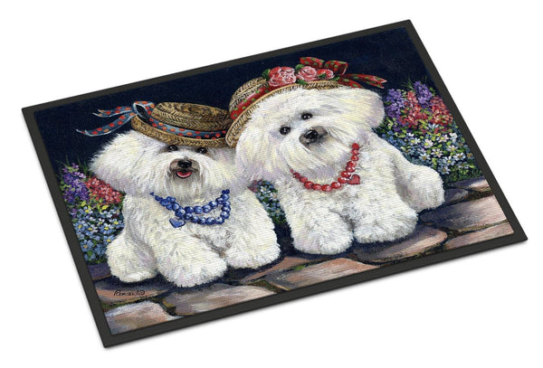 Buy this Bichon Frise Sisters Indoor or Outdoor Mat 18x27 PPP3247MAT