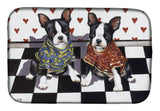 Buy this Boston Terrier Puppy Love Dish Drying Mat PPP3249DDM