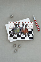 Boston Terrier Puppy Love Greeting Cards and Envelopes Pack of 8