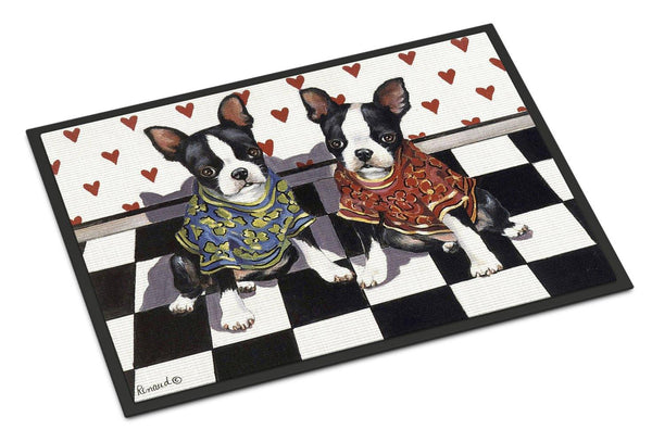 Buy this Boston Terrier Puppy Love Indoor or Outdoor Mat 24x36 PPP3249JMAT