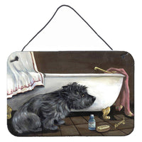 Buy this Cairn Terrier Bath Time Wall or Door Hanging Prints PPP3250DS812