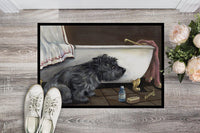 Cairn Terrier Bath Time Indoor or Outdoor Mat 24x36 PPP3250JMAT - Precious Pet Paintings