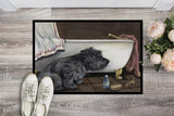 Cairn Terrier Bath Time Indoor or Outdoor Mat 24x36 PPP3250JMAT - Precious Pet Paintings