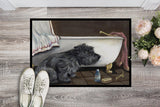 Cairn Terrier Bath Time Indoor or Outdoor Mat 18x27 PPP3250MAT - Precious Pet Paintings