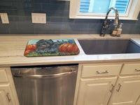 Cairn Terrier Mom's Pumpkins Dish Drying Mat PPP3253DDM - Precious Pet Paintings