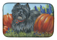 Buy this Cairn Terrier Mom's Pumpkins Dish Drying Mat PPP3253DDM
