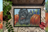 Cairn Terrier Mom's Pumpkins Indoor or Outdoor Mat 18x27 PPP3253MAT - Precious Pet Paintings