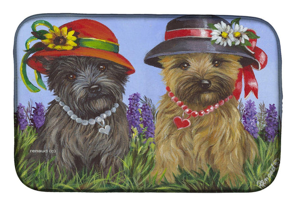 Buy this Cairn Terrier Sisters Dish Drying Mat PPP3254DDM
