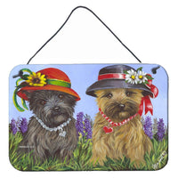 Buy this Cairn Terrier Sisters Wall or Door Hanging Prints PPP3254DS812