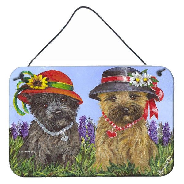 Buy this Cairn Terrier Sisters Wall or Door Hanging Prints PPP3254DS812
